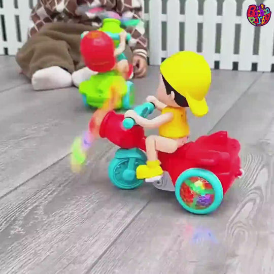 Cool Tricycle Kid Toy with LED Lights & Music