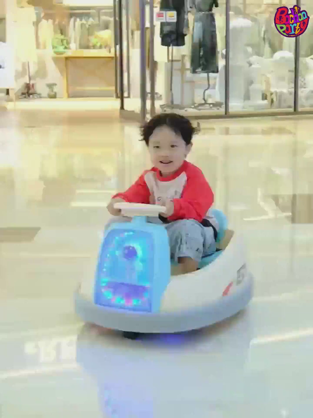 Rechargeable Electric Bumper Ride-On Car with Remote Control – Fun & Safe Ride for Kids