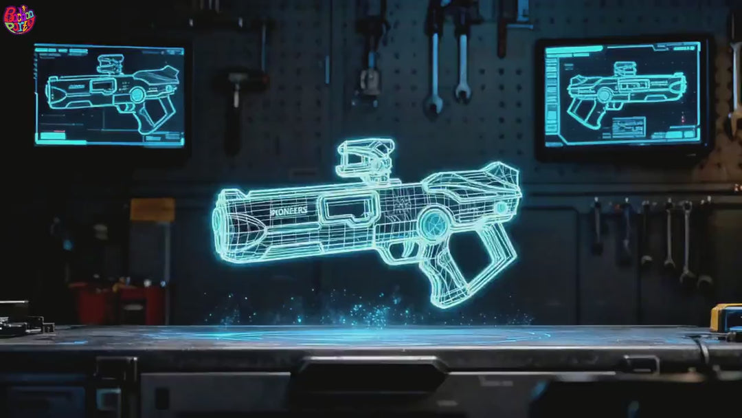 Dual-Mode Dart Launcher Blaster Toy