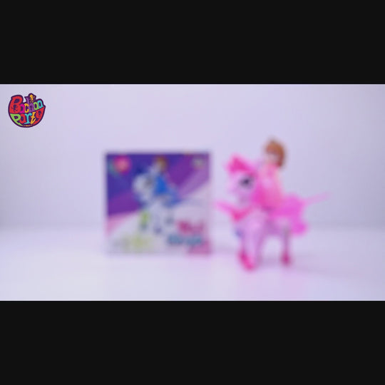 Cute Princess on Walking Pony with Light and Music