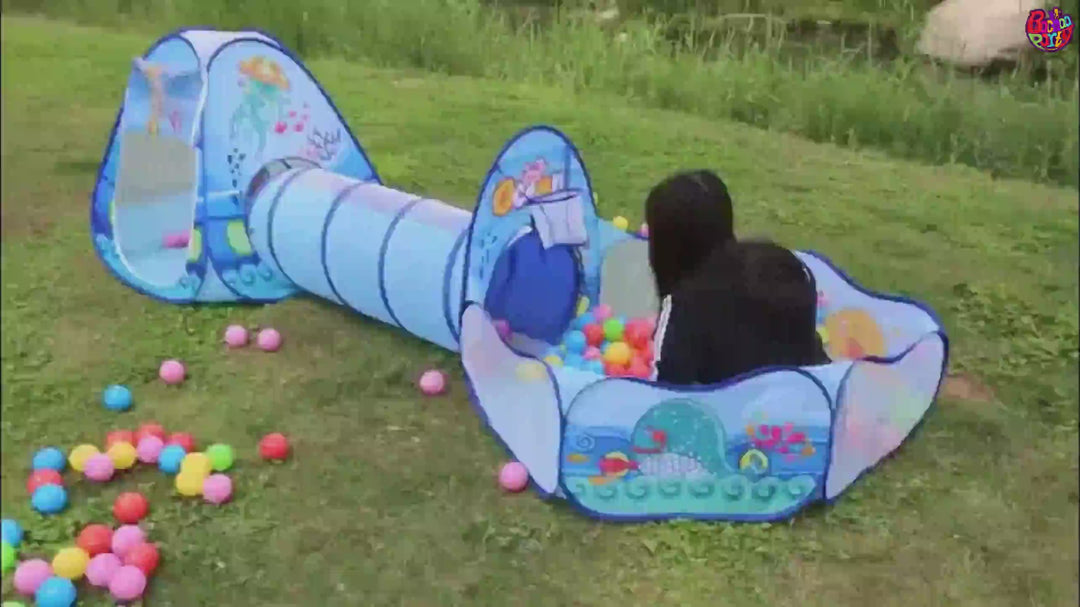 3in 1 Kids Play Tent Tunnel