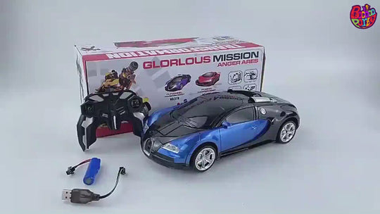 TRANSFORMER REMOTE CONTROL CAR WITH LIGHT & MUSIC