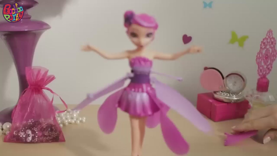 AIRCRAFT FLYING DOLL FOR KIDS - PINK