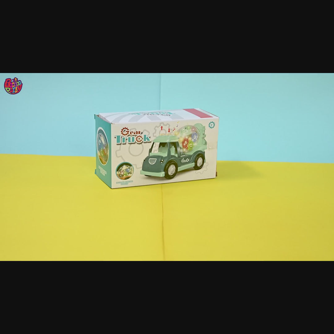 Light and Sound Funny Gear Truck Toy