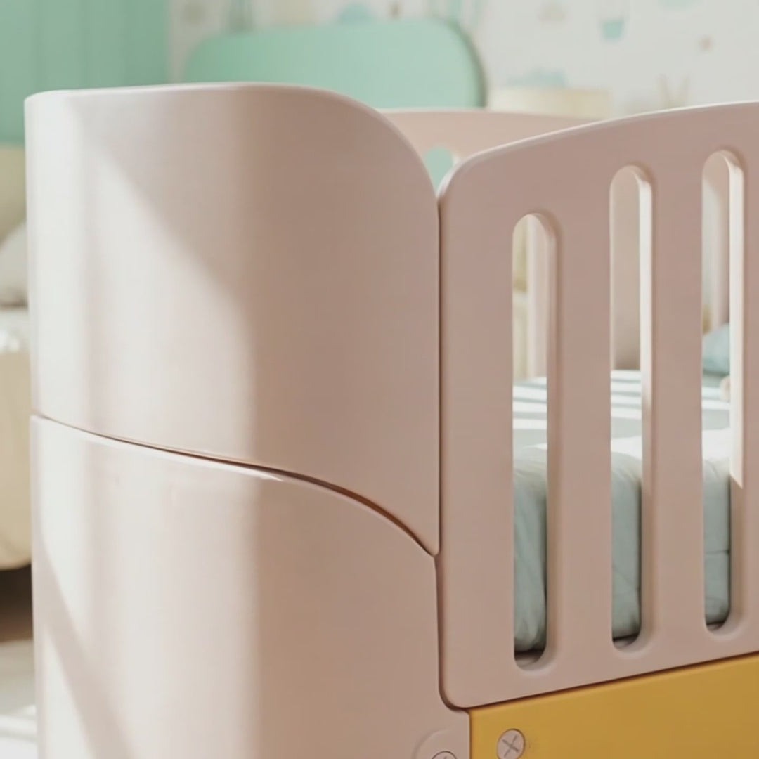 Baby Fiber Cot Convertible Bed