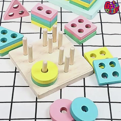 Wooden Puzzle Board Game For Kids