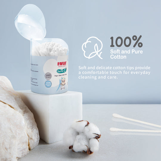 Farlin Paper Stem Cotton Swabs