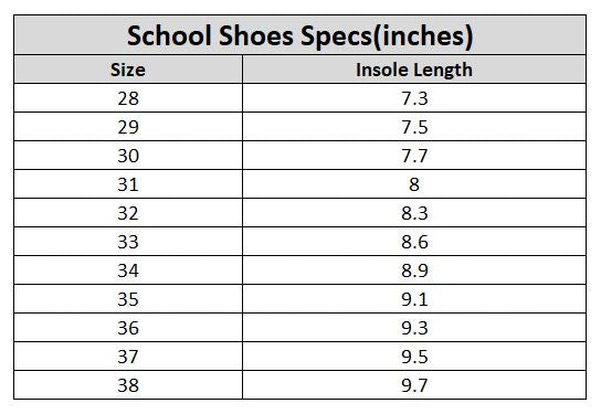 Boys School Shoes TS-12A-BLACK