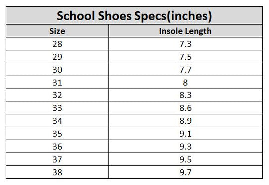 Boys School Shoes TS-12A-BLACK