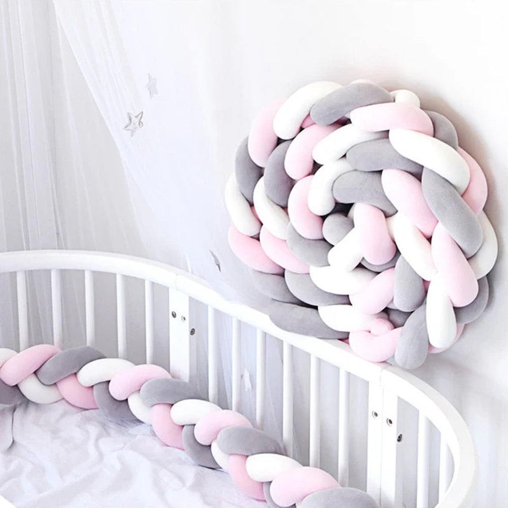 Baby Crib/Cot Braided Bumper Small