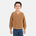 Boys Sherpa Jacket - Brown