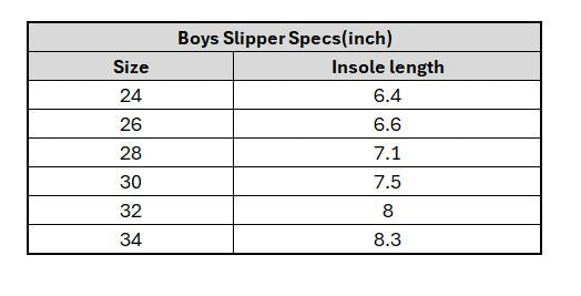 Boys Slipper 2288-8-NAVY