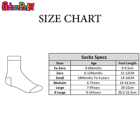 Girls Ankle Sock Pack of 2 Cute & Cool-Blue. White