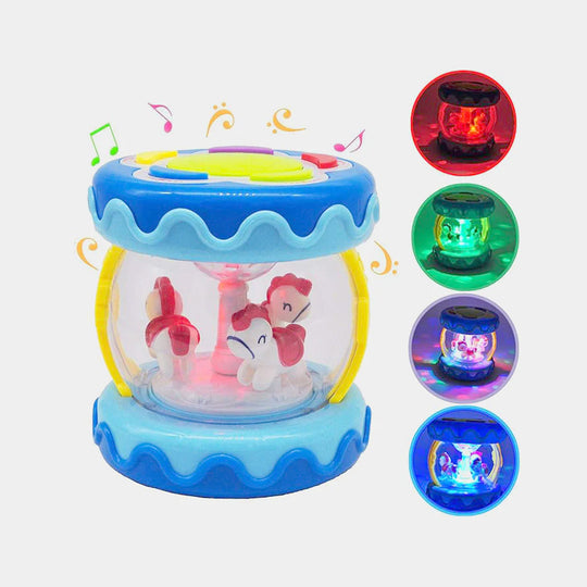 Baby Carousel Musical Drum with Lights