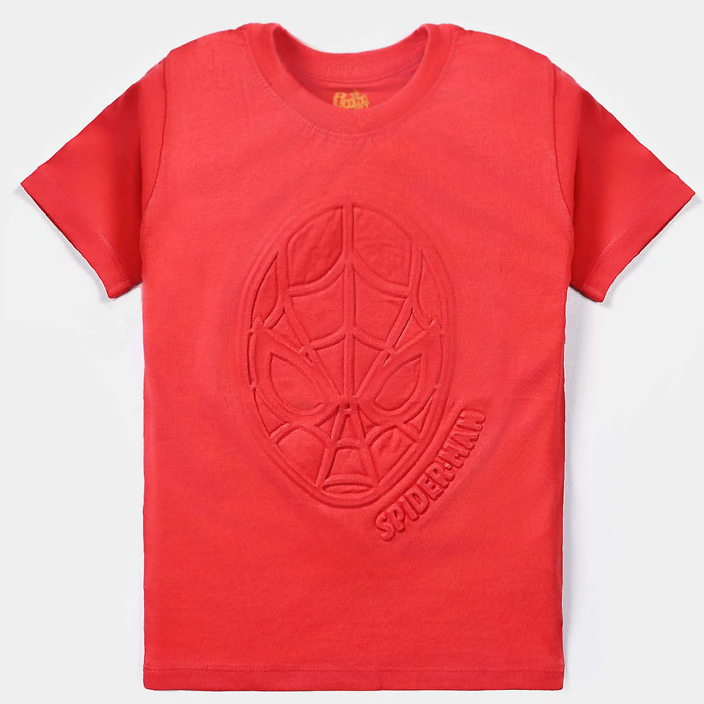 Boys Cotton Jersey T-Shirt H/S Character-HR.Red