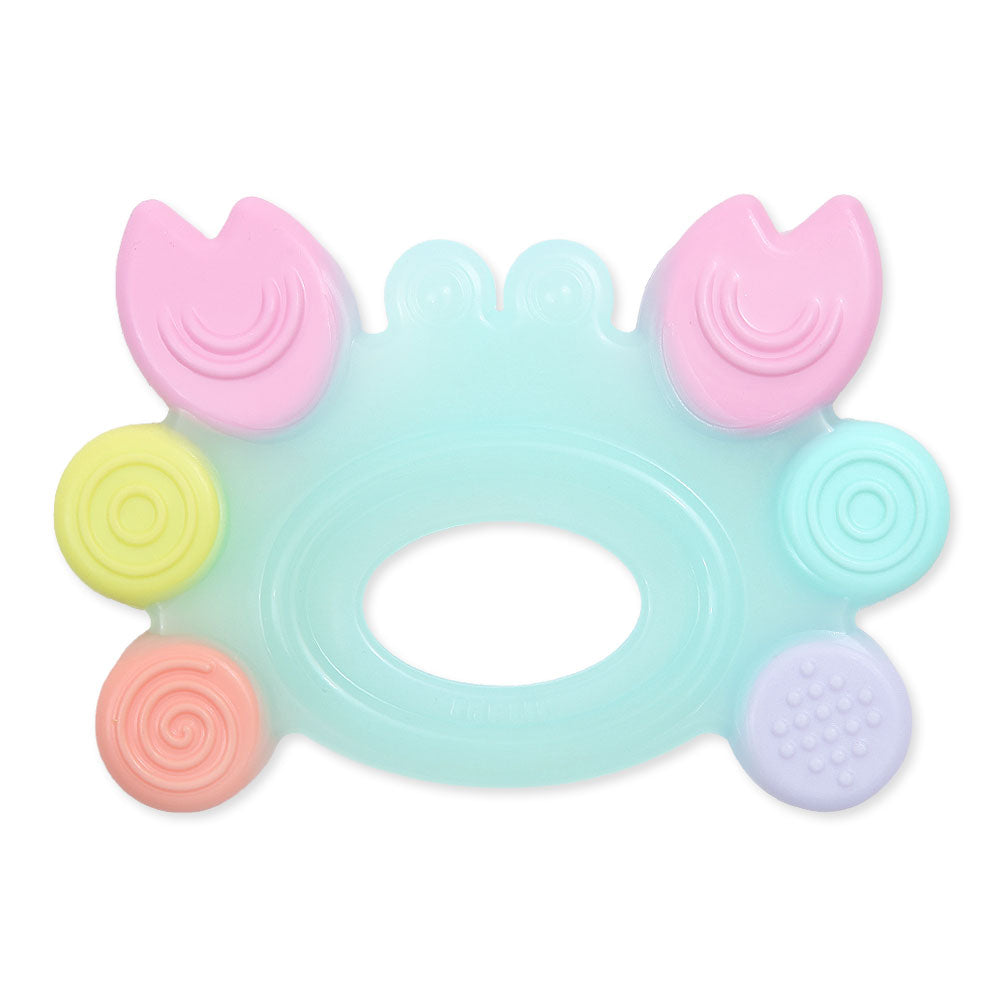 SILICONE GUM SOOTHER-CRAB BB-20008 GREEN