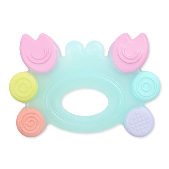 SILICONE GUM SOOTHER-CRAB BB-20008 GREEN