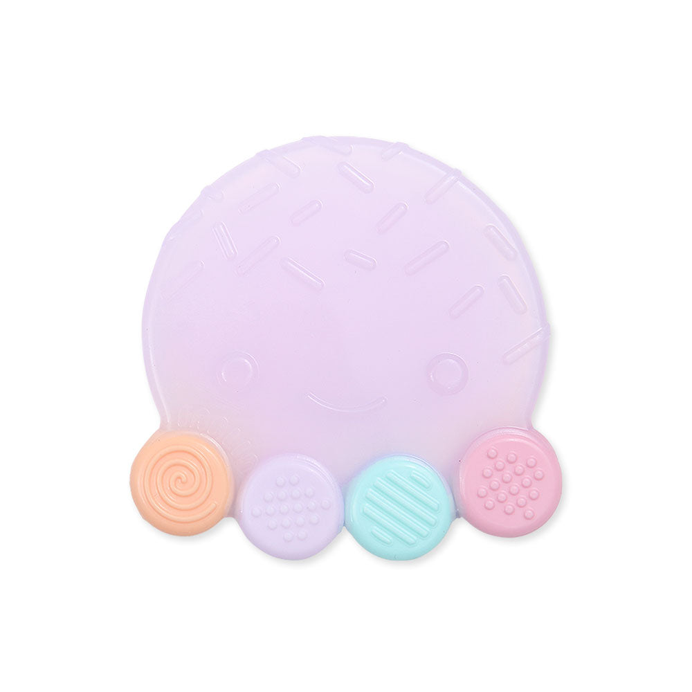 SILICONE GUM SOOTHER-OCTOPUS BB-20009 PURPLE