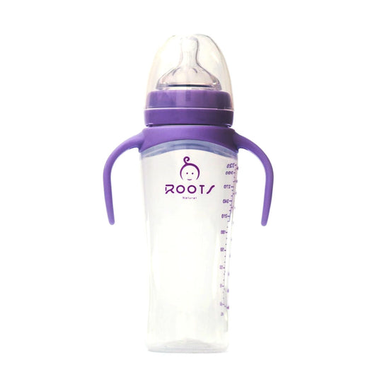 Root Wide-Neck Baby Bottle Feeder | 320ml | Purple | J1014