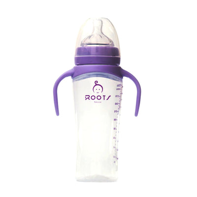 Root Wide-Neck Baby Bottle Feeder | 320ml | Purple | J1014