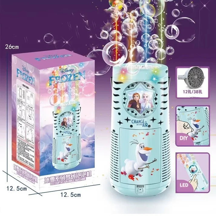Disney Fireworks Bubble Machine – Automatic Bubble Blower Machine Toy