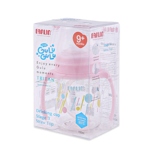 TRITAN DRINKING CUP STAGE 3-STRAW 150ML