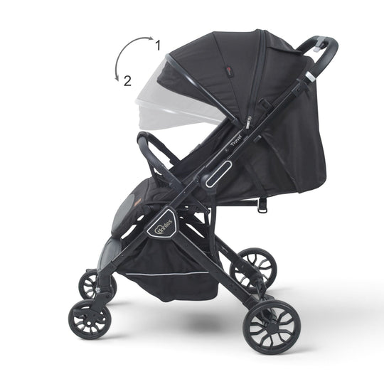 Stroller With Reversible Handle Black T109-016