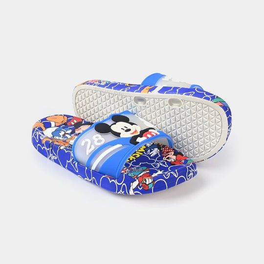 CHARACTER BOYS SLIPPERS -BLUE