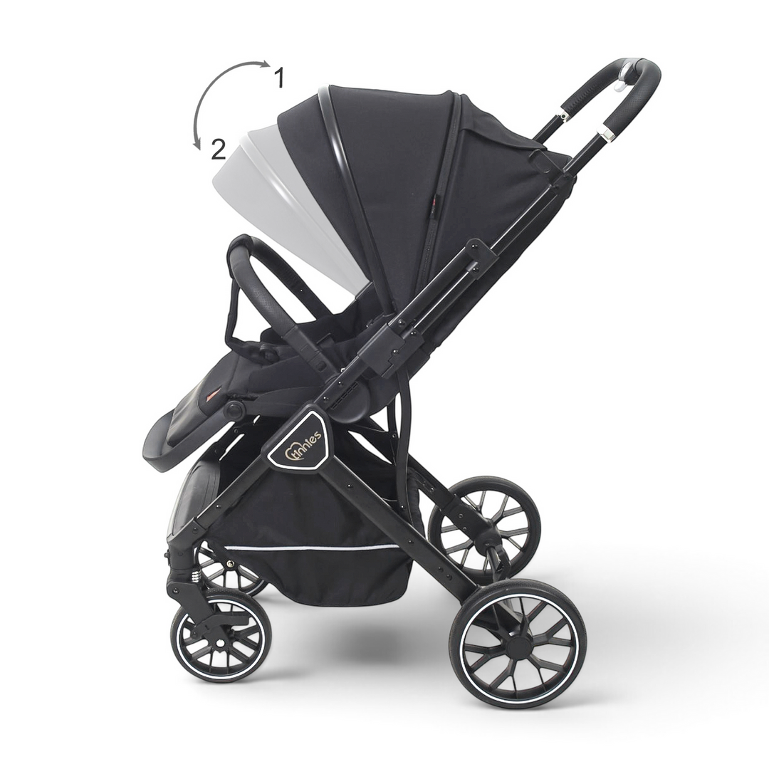 Stroller With Reversible Handle & Seat Black T110-016