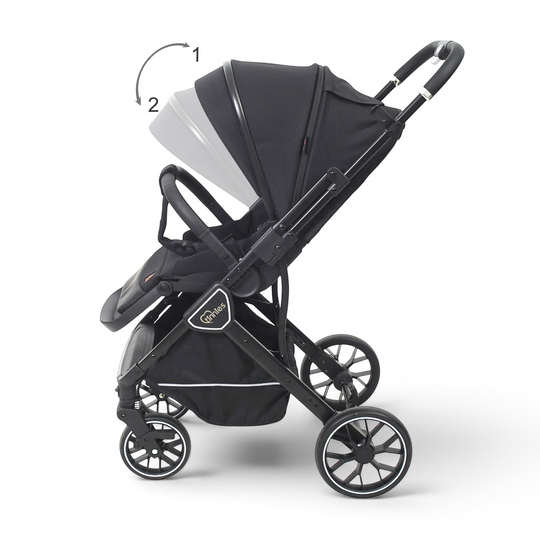 Stroller With Reversible Handle & Seat Black T110-016
