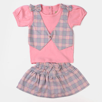 Infant Girls Cotton Interlock 2PC Suit