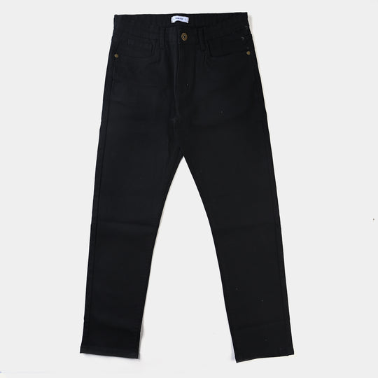 Teen Boys Denim Stretch Pant Basic-BLACK