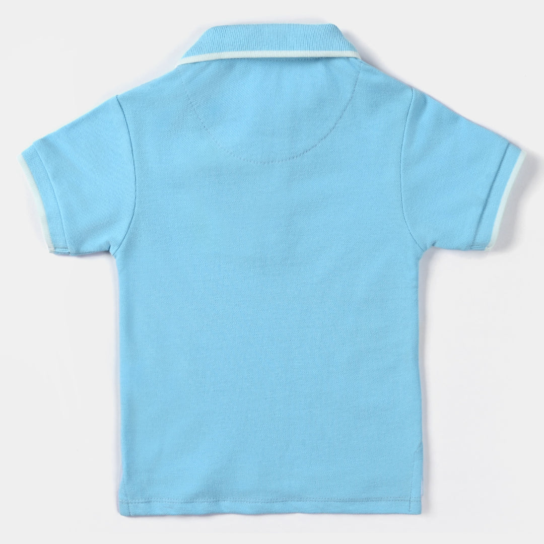 Infant Boys Cotton PK Polo Lion-T.Breeze