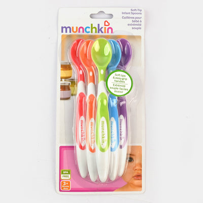 Munchkin Silicone Spoon 6Pcs Multi