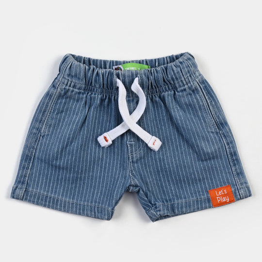 Infant Boys Denim rigid Short Lets Play-LT.Blue