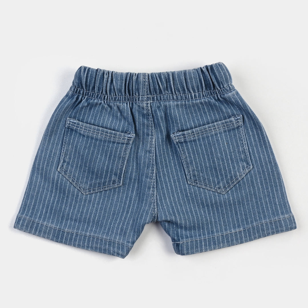 Infant Boys Denim rigid Short Lets Play-LT.Blue