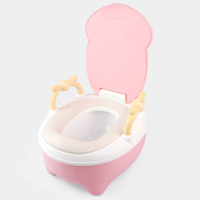 Cow Design Baby Potty Seat - Pink