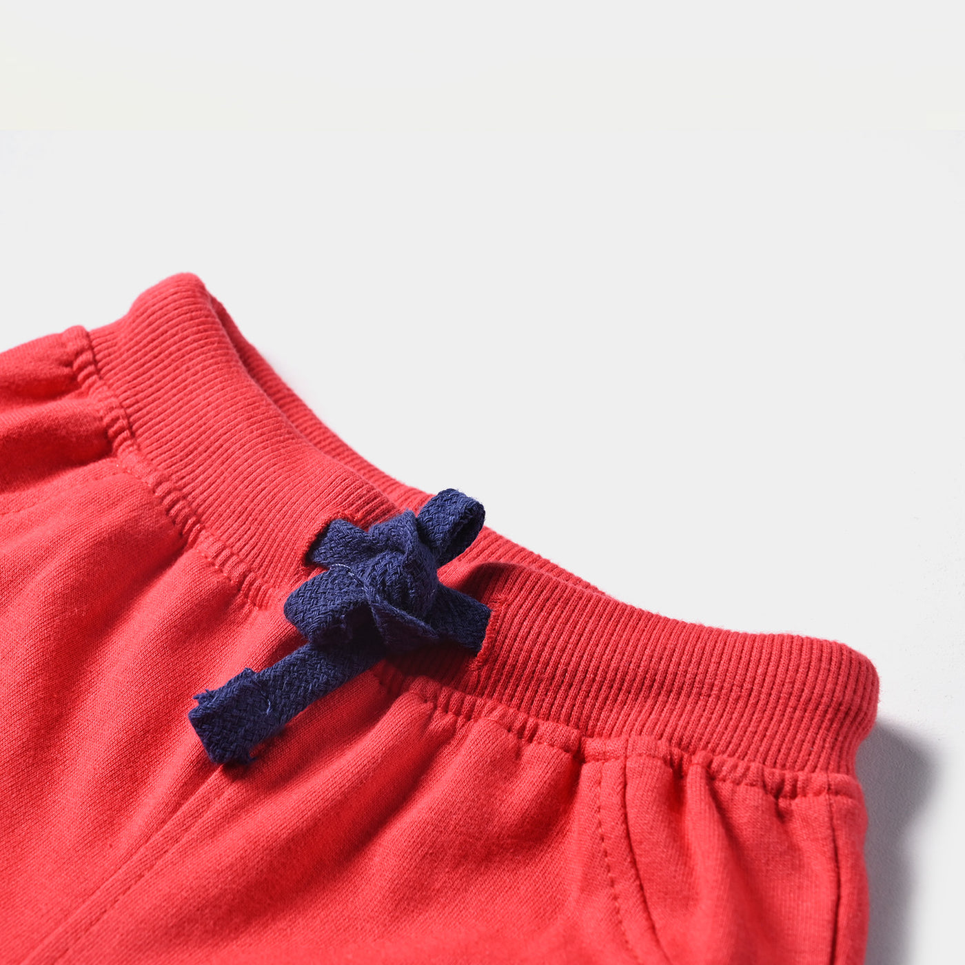 Infant Boys Cotton Terry Knitted Short-H.R Red