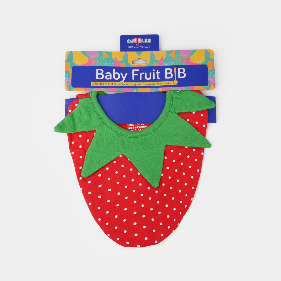 Cuddles Baby Fruit Ultra Soft Cotton Bib