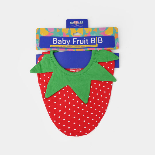 Cuddles Baby Fruit Ultra Soft Cotton Bib