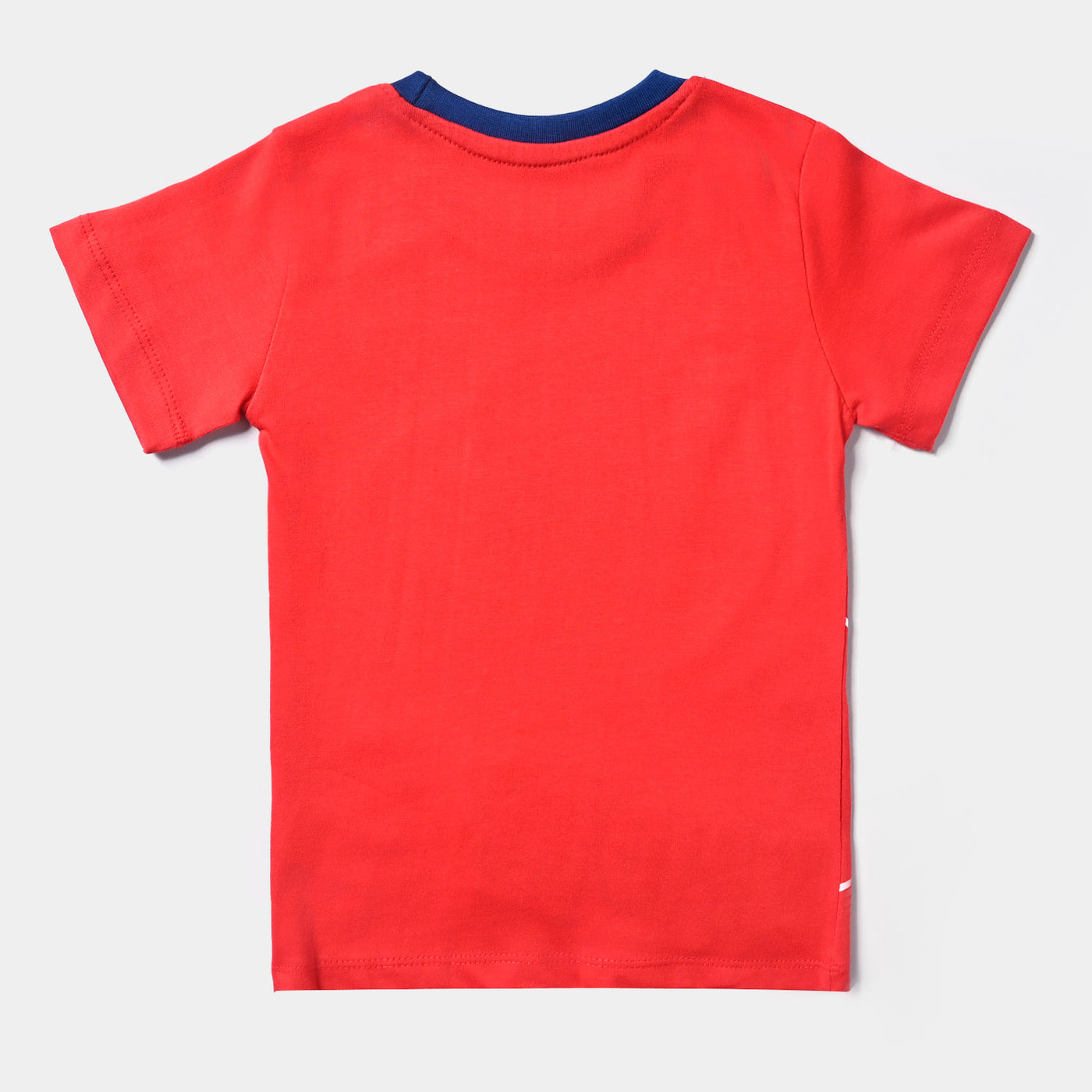Infant Boys Cotton Jersey Round Neck T-Shirt Spidey- Red