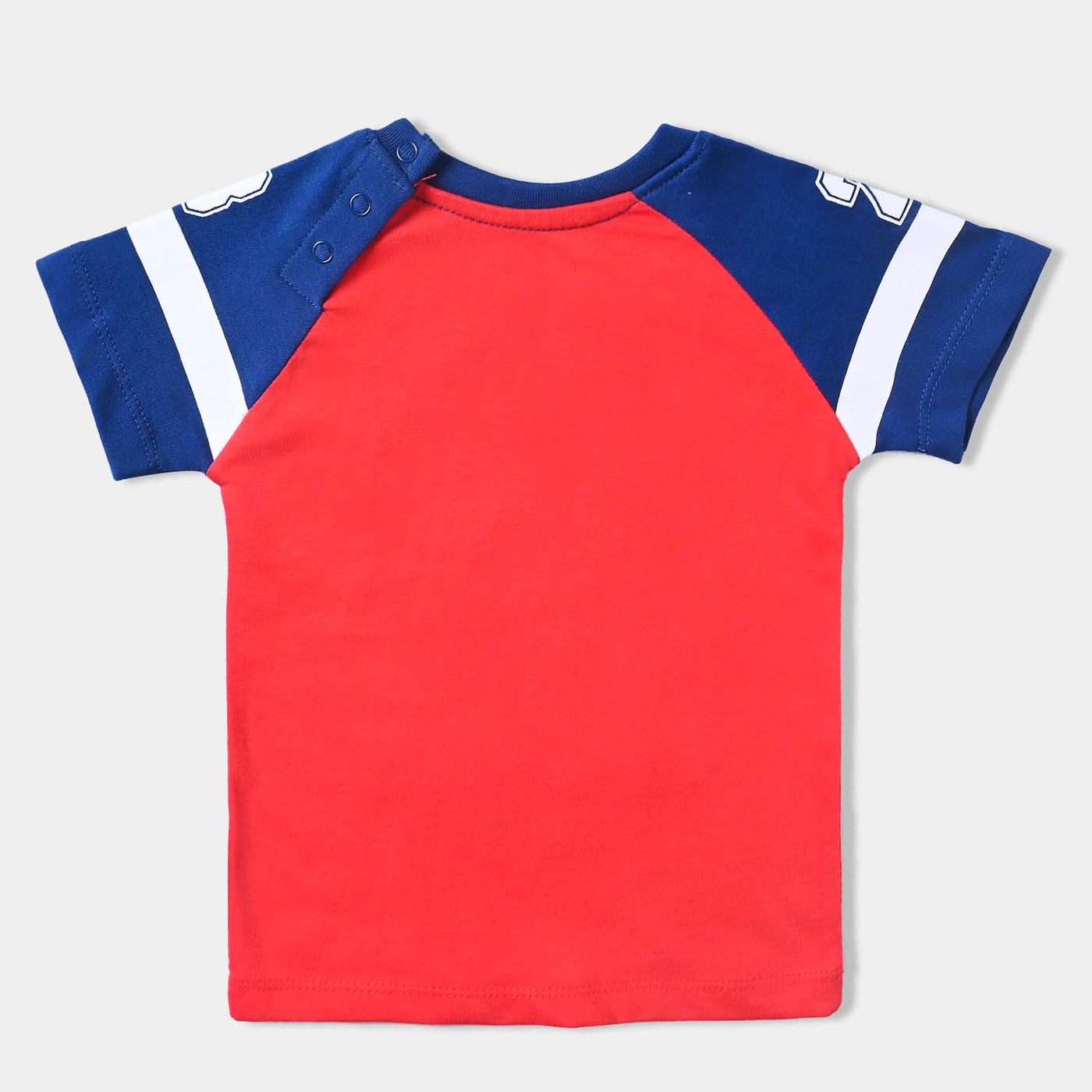 Infant Boys Cotton Jersey T-Shirt-Red