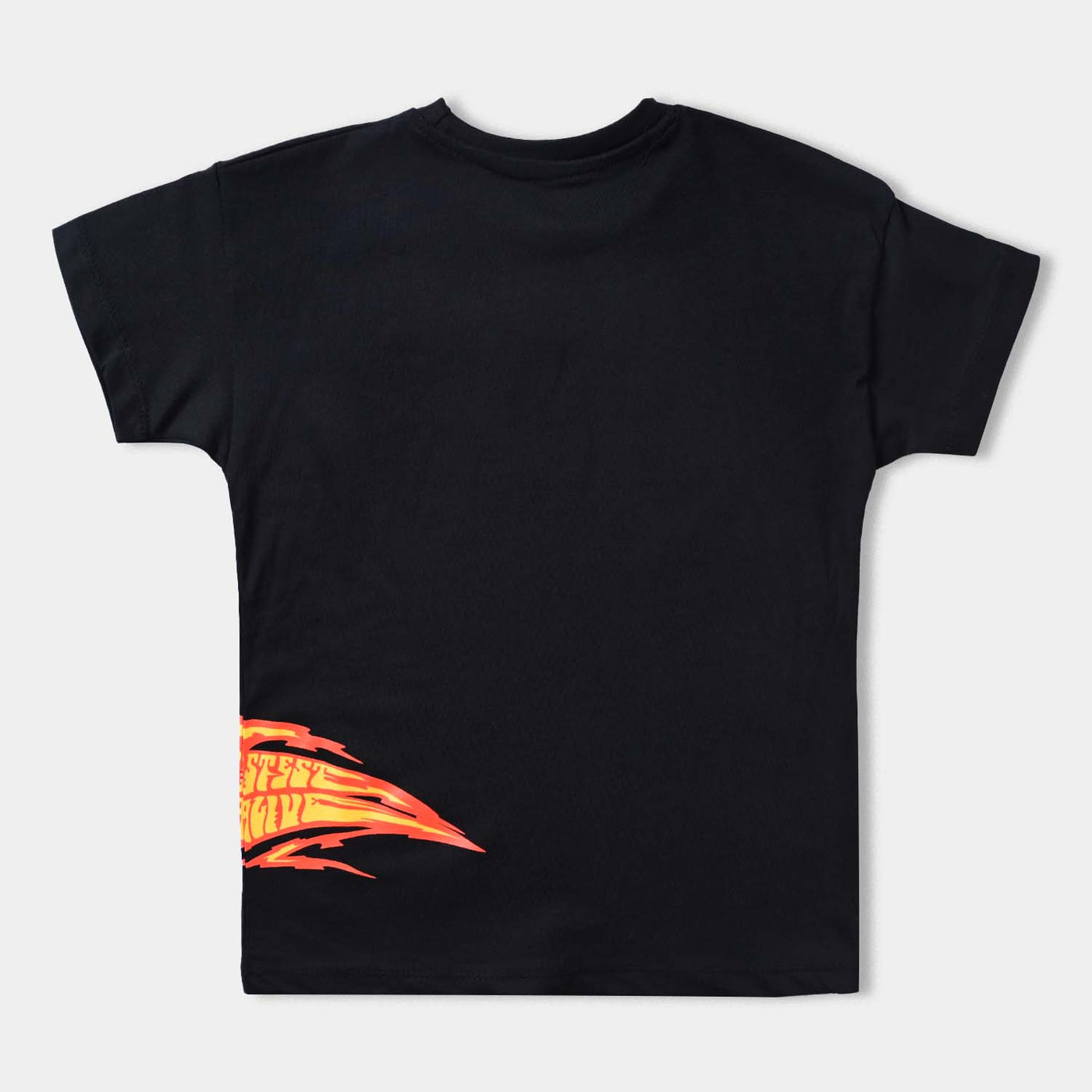 Boys Cotton Jersey T-Shirt H/S The Flash-Jet Black