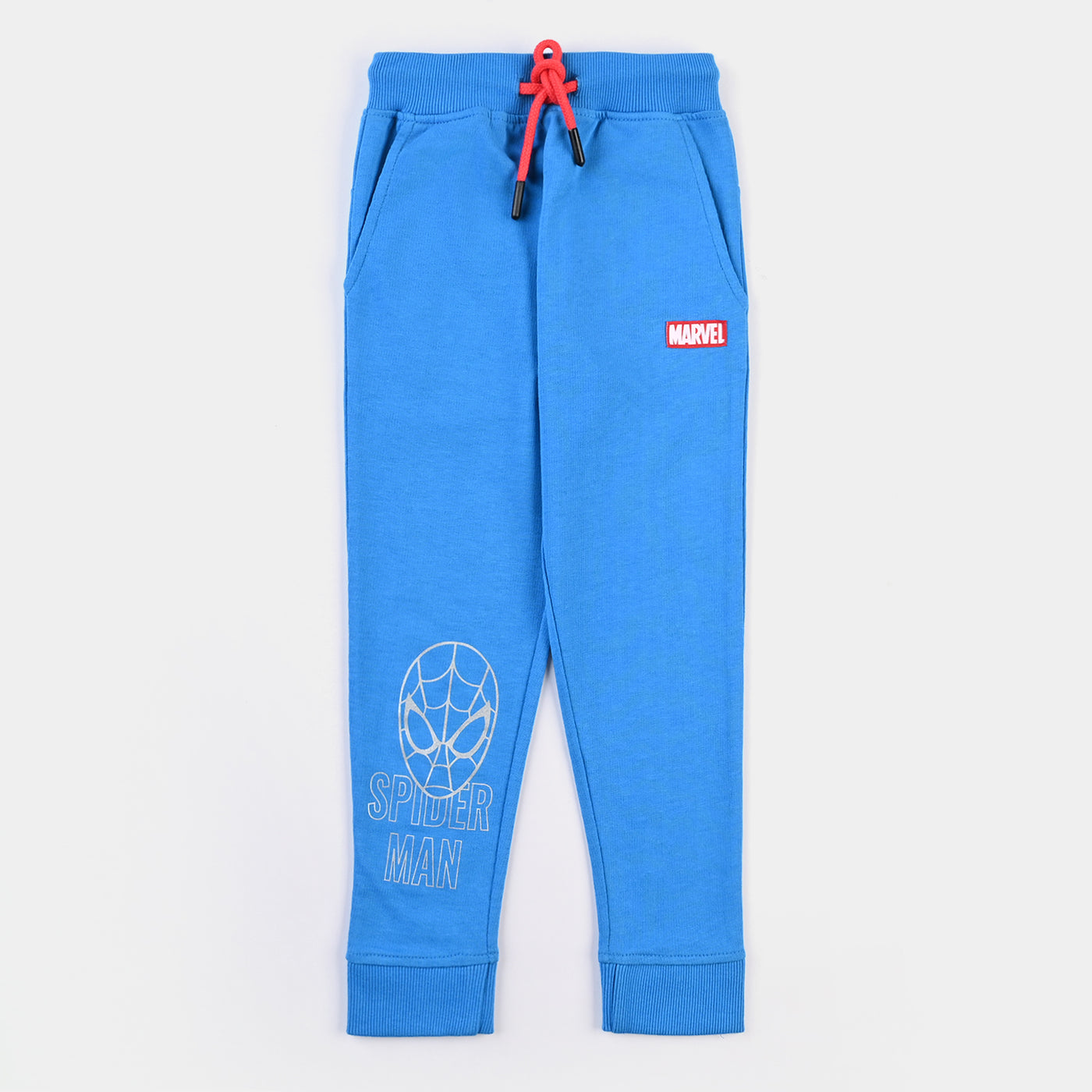 Boys Cotton Terry and Fleece Pyjamas-Blue