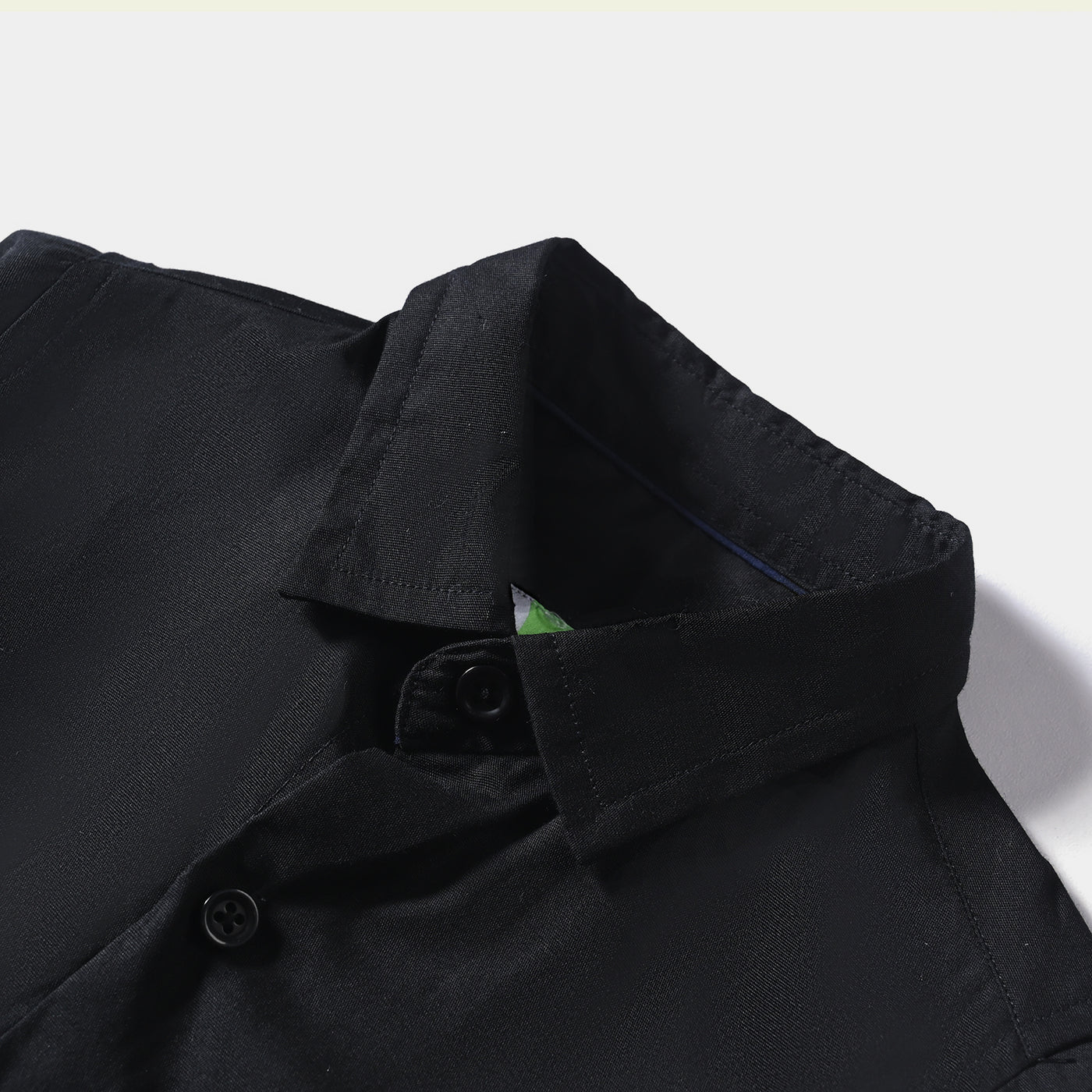 Infant Boys Cotton Poplin Formal Shirt-BLACK