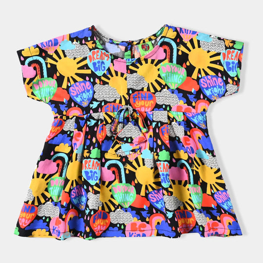 Infant Girls Viscose Casual Top Sunshine-Multi