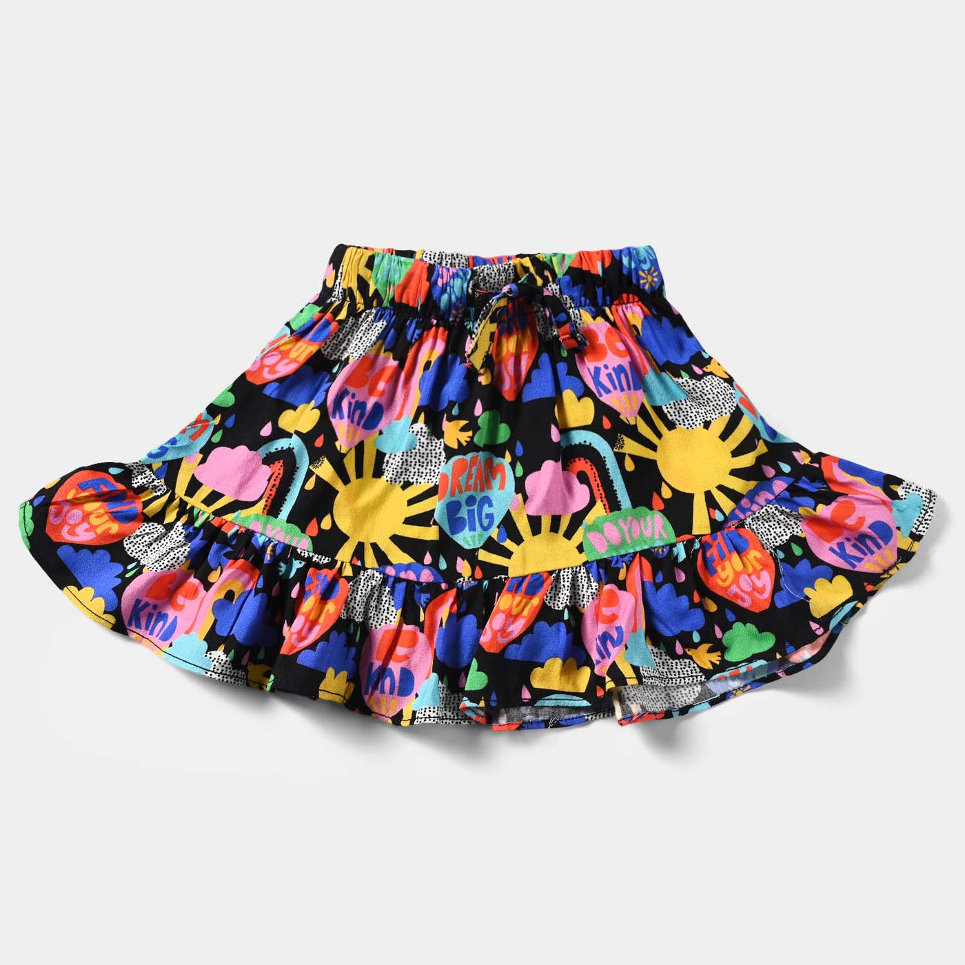 Infant Girls Viscose Short Skirt Sunshine-Multi