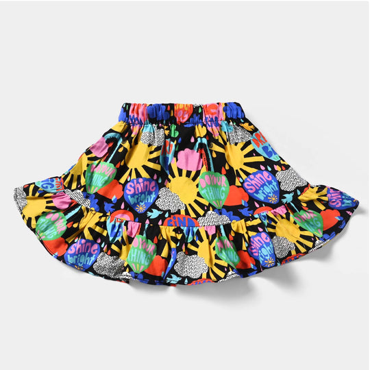 Infant Girls Viscose Short Skirt Sunshine-Multi