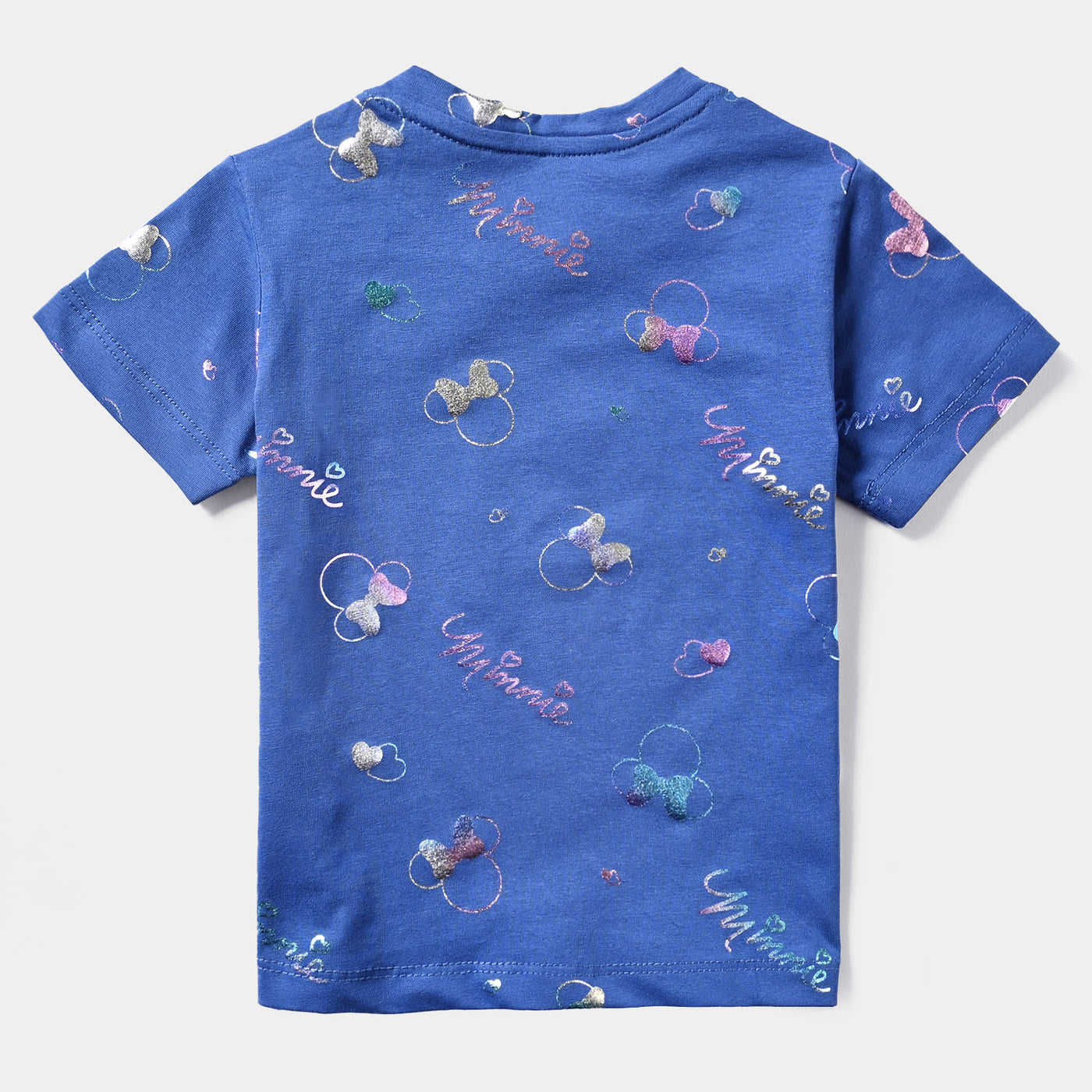 Infant Girls Cotton Jersey T-Shirt-True Navy