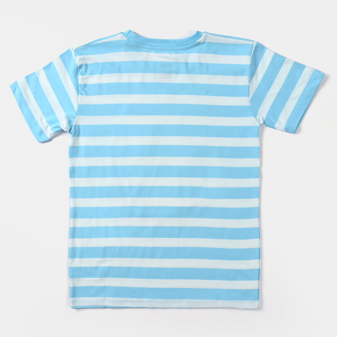 Boys Cotton Jersey T-Shirt H/S Number Eight